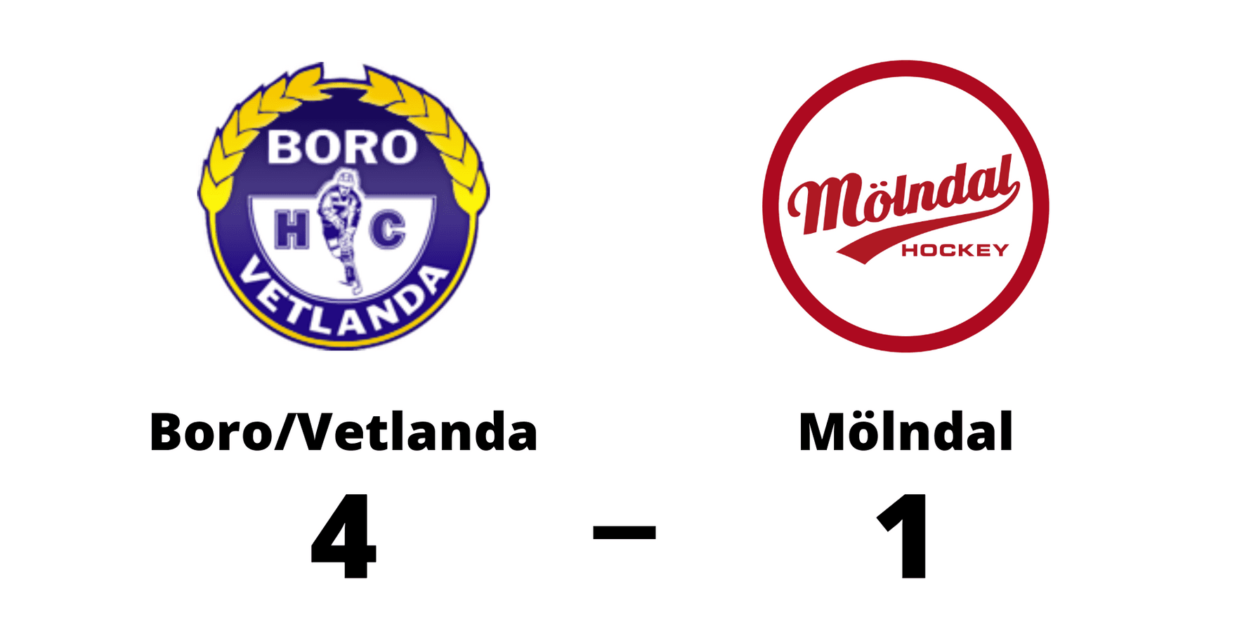 Boro/Vetlanda HC vann mot IF Mölndal Hockey