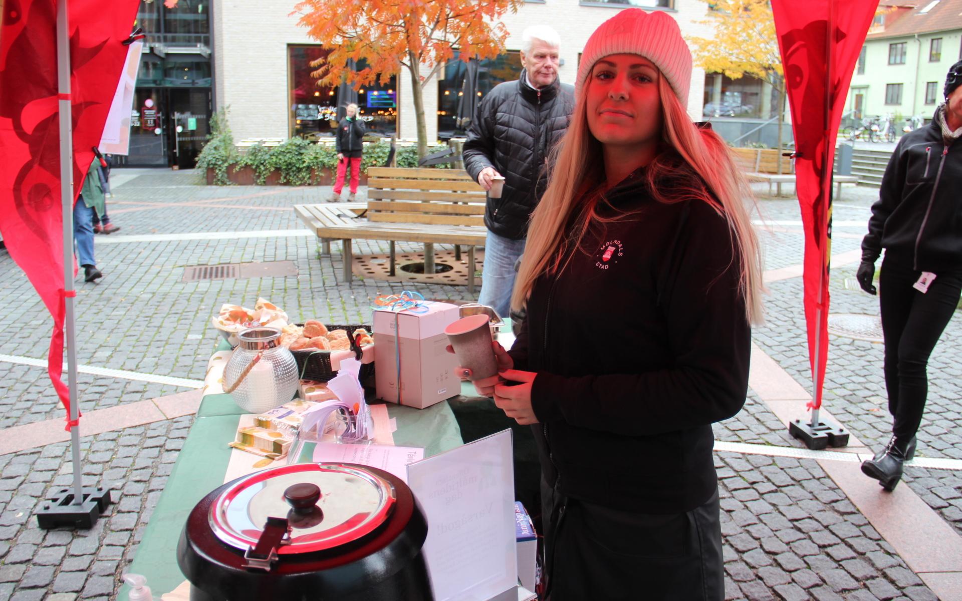 Johanna Persson, praktiserar på serviceförvaltningen Måltid inom Mölndals stad. 