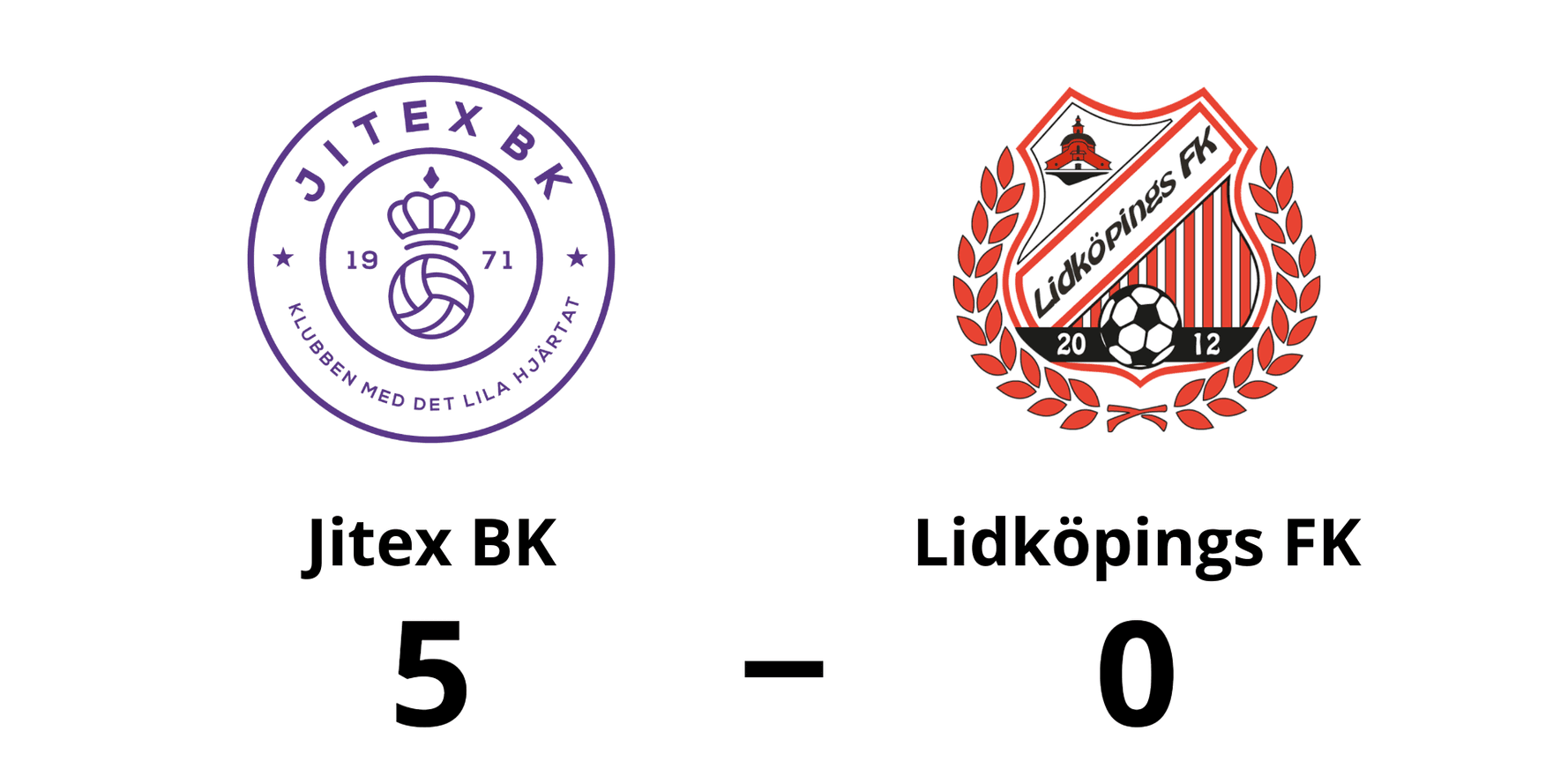 Jitex BK vann mot Lidköpings FK dam