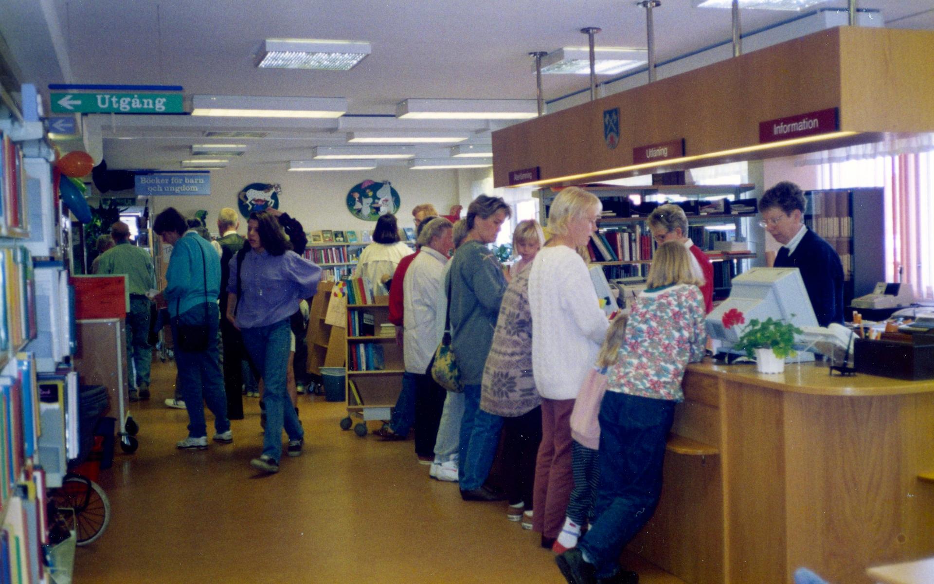 Biblioteksdisken, förmodligen från 1990-talet.