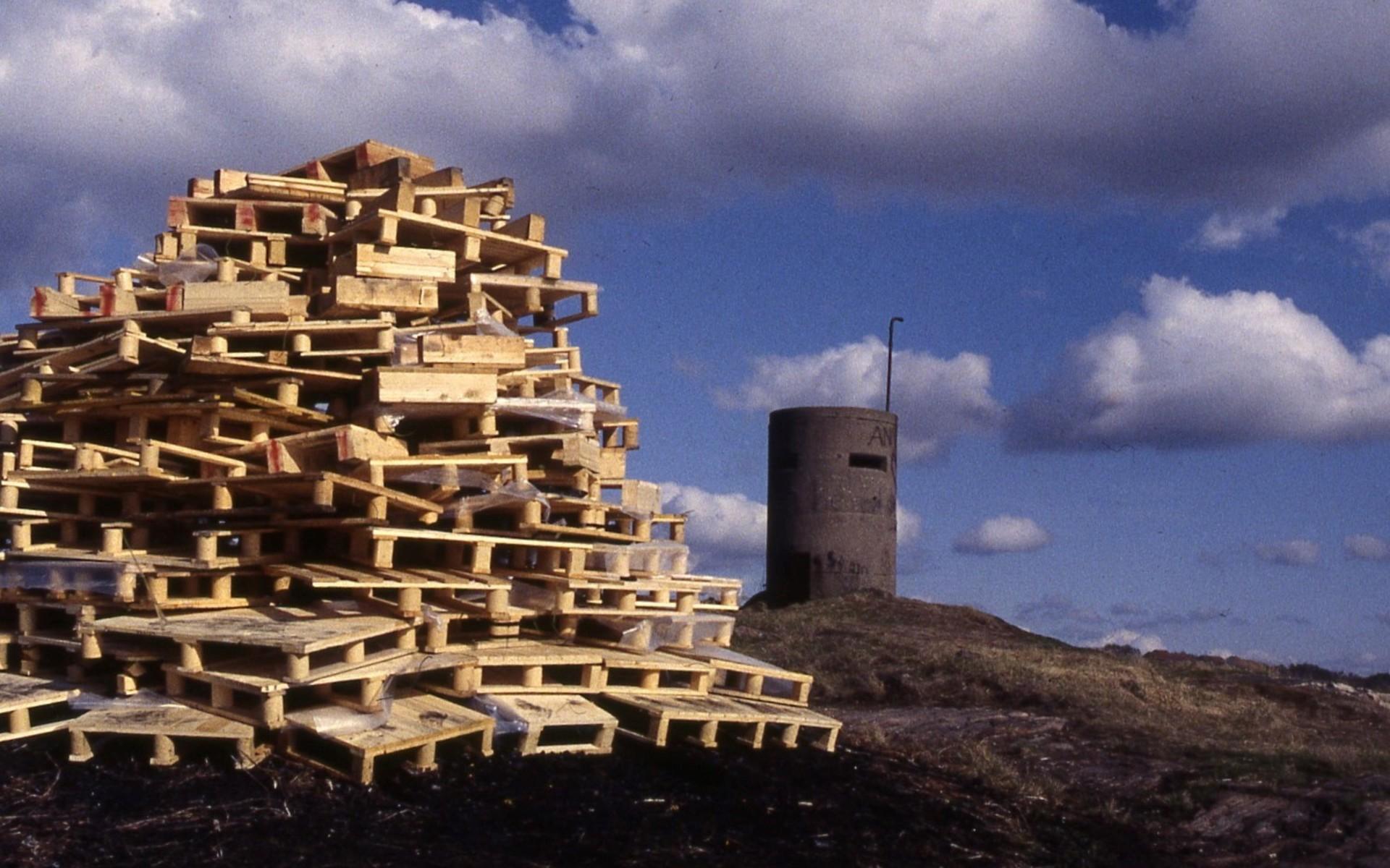 Brasan är uppbyggd på Störtfjällsberget 1996