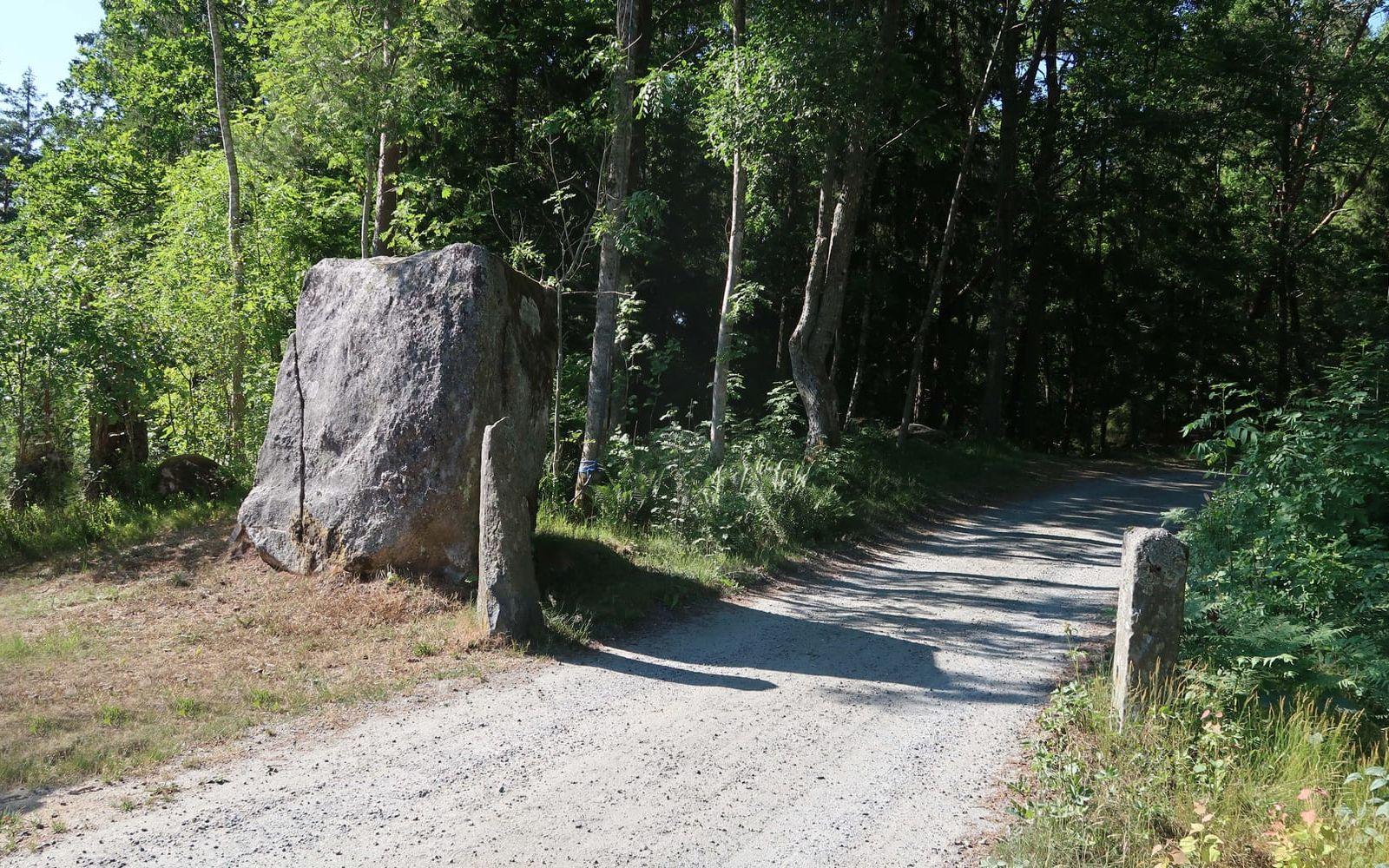 <strong id="strong-fb35e46e61e1e67b9dbca61688a6d6eb">Bjuresteen</strong>, Djursten. På stenen finns två hjulkors inristade som påståtts ha blivit inristade på bronsåldern. Detta har dock avfärdats. Stenen står vid Grafsjön vid Djurstensvägen 11.