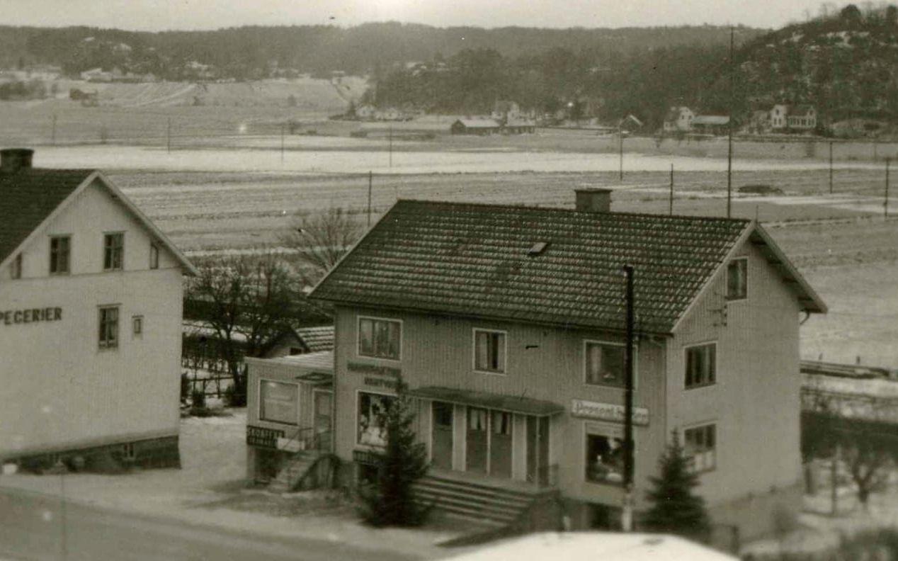 Kärrängarna översvämmade fotograferat från Kållereds centrum.