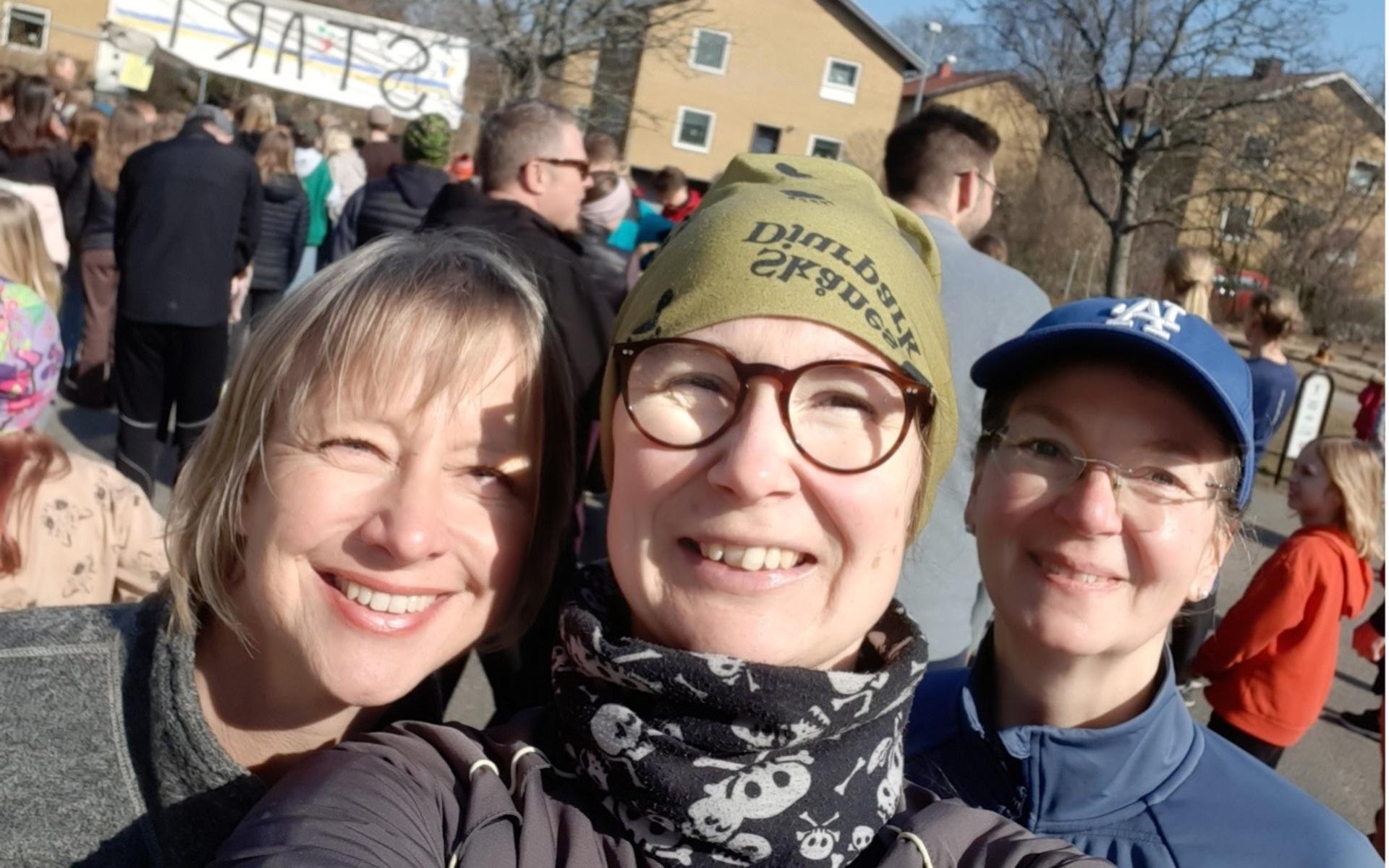 Maria Aminoff, Elin Andersson och Mareike Lutz var några av deltagarna i loppet.